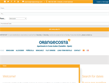 Tablet Screenshot of orangecosta.com